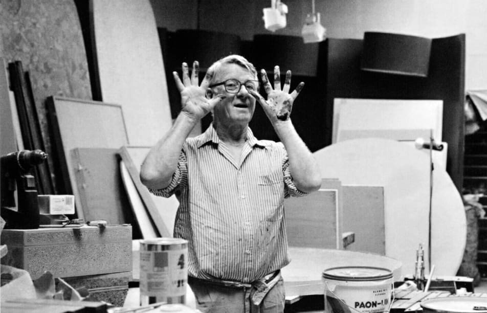 Table basse Goutte d’eau en fonte d’aluminium, design Ado Chale, années 1970