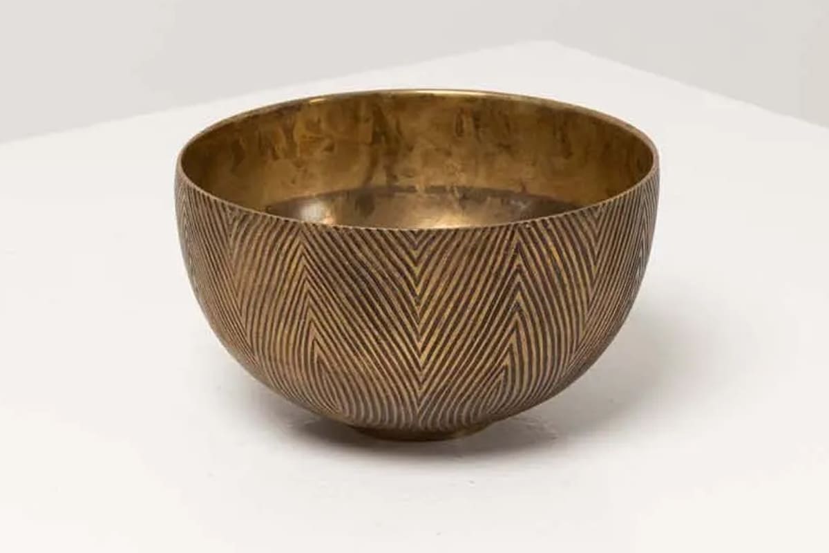 Bronze d’Axel Salto édité par Atika, sculpture abstraite aux formes organiques, inspirée de la nature, édition limitée signée