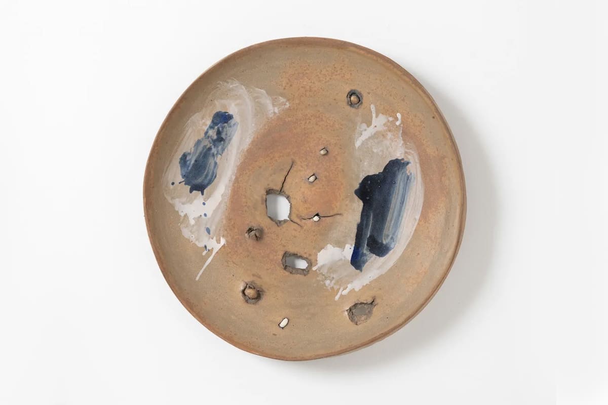 Céramique sculpturale signée Peter Voulkos, grès émaillé, techniques de déconstruction et d’assemblage, Californie, années 1950-70